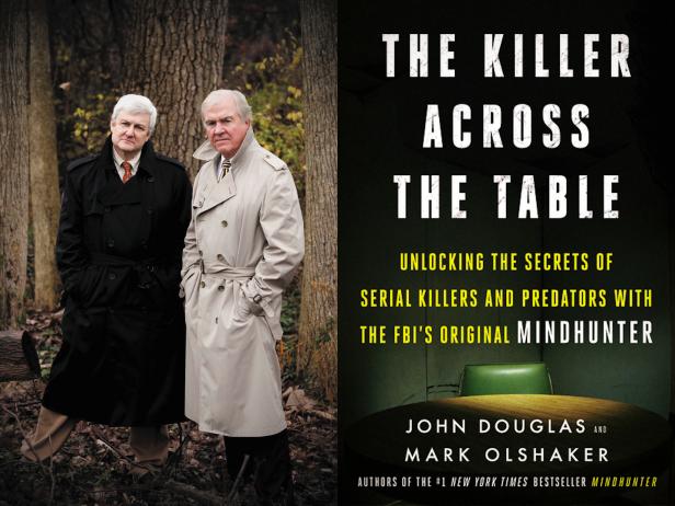 Mark Olshaker & John Douglas; The Killer Across the Table cover art [courtesy Harper Collins]
