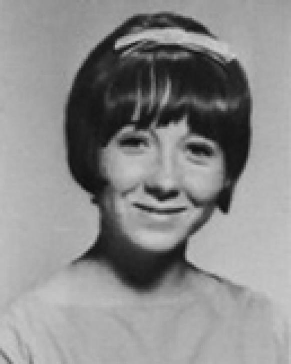 Lynette "Squeaky" Fromme as a junior in high school, 1965 [Wikipedia]