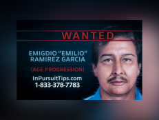 Emigdio "Emilio" Ramirez Garcia could be in Mexico. He stands 6 feet tall and has a tattoo on his left forearm with the word "Amore" on it.