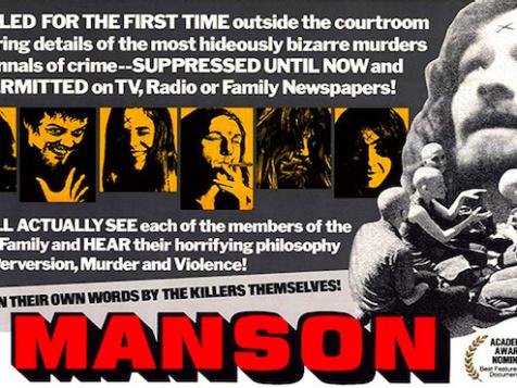 Manson (1973) Official Movie Poster Promotional Image