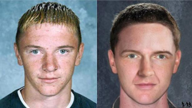 Christopher Daigle at 17 and age progressed to 22