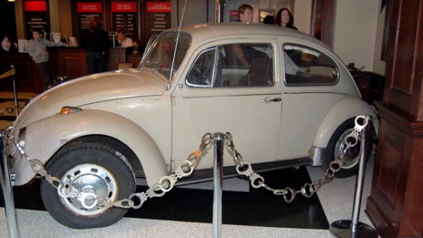The infamous VW Beetle is now on display