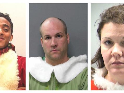 Merry Mug Shots: 5 'High-Spirited' Suspects Snapped In Seasonal Attire