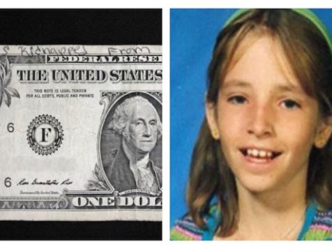 Is Handwritten Note Found On Dollar Bill From Mikelle Biggs, Missing Since 1999?