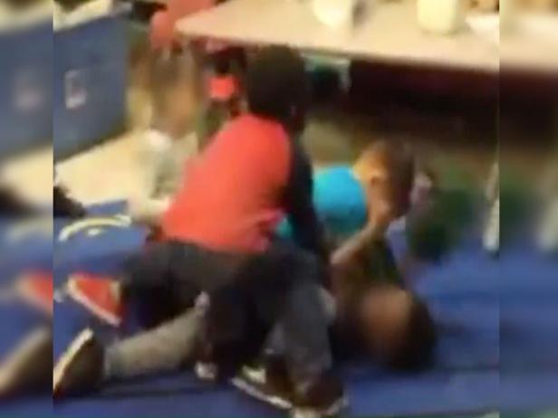 Kids fighting at Adventure Learning Center, screenshot [FOX2]