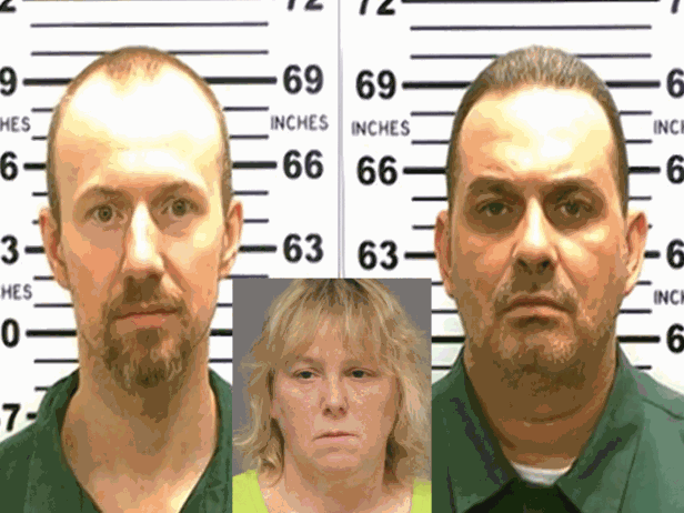 David Sweat, Joyce Mitchell and Richard Matt mugshots [New York State Police]