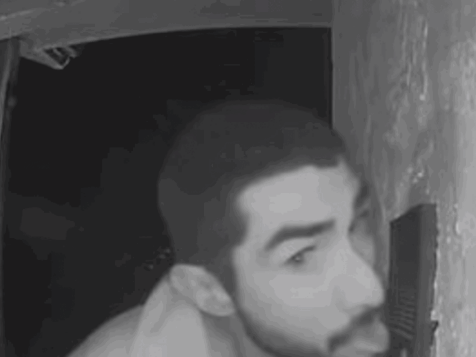 Surveillance Video Captures Man Obsessively Licking Couple’s Intercom Call Button
