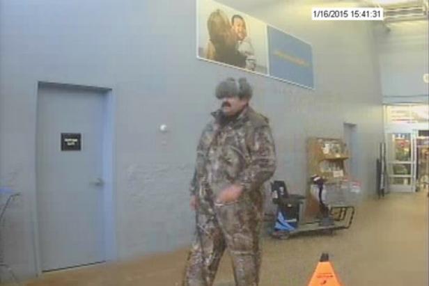 Harold "Butch" Knight on surveillance video at a Farmington, Maine, Walmart [Zero Point Zero Production]