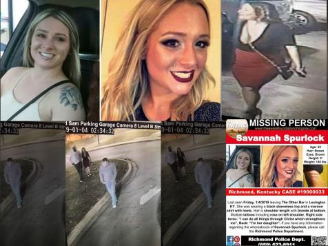 Cops Question Two Men Last Seen With Missing Kentucky Mom Savannah Spurlock