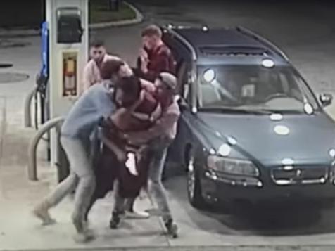 Spring Breakers Tackle Robber & Take His Gun In Florida Gas Station: Video