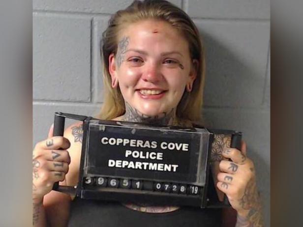 Mug shot of Samantha Grace Vaughan [Copperas Cove Police Dept.]