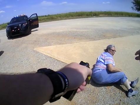 Defiant 65-Year-Old Woman Appears To Resist Arrest At Traffic Stop For Taillight, Gets Tased