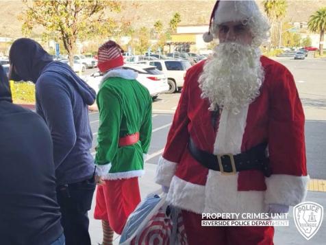 'Get 'Em Santa!' Undercover Cops Dressed As Santa, Elf Capture Car Thieves In California