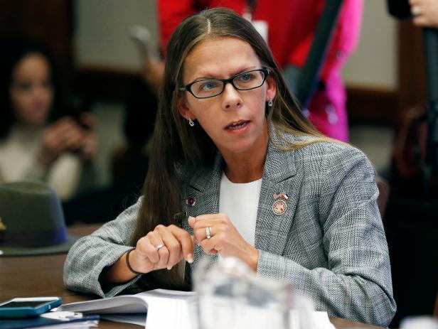 Mississippi House Education Committee member Ashley Henley, R-Southaven in 2019. [via AP Photo/Rogelio V. Solis, File]