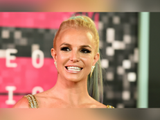 Britney Spears arrives at the MTV Video Music Awards in Los Angeles.