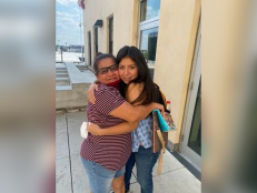 Clermont resident Angelica Vences-Salgado (left) reunited with her daughter Jacqueline Hernandez, now 19. (right)