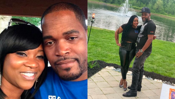 Ronnell and Keianna Burns side by side photos