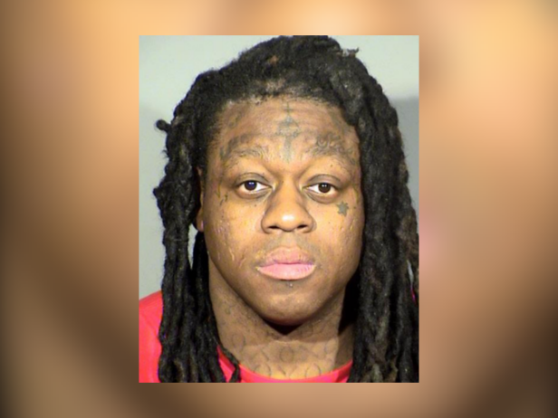 Kevin Lamont Barnes Jr., also known as “Chopper”, has been accused of using his social media to lure women into sex work. Barnes has tattoos on his face and wears his har in locs.