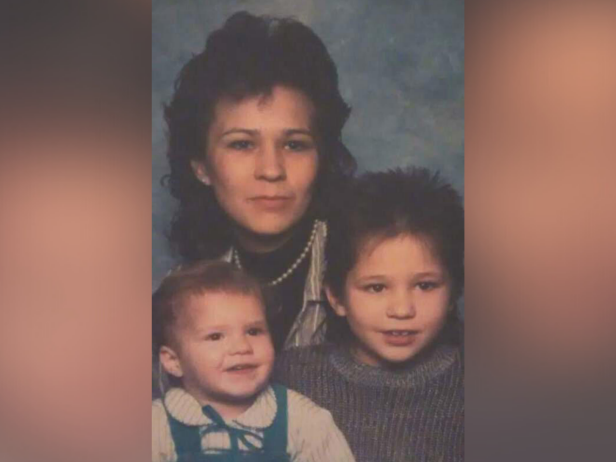 Susan Poupart with her children, Alex and Jared. 