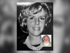 Diane Cusick [main] was found murdered in her car in Long Island 1968. Now, Richard Cottingham [inset] has been charged in her murder. 