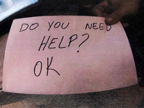 Stepdad Convicted After Restaurant Manager Held Up Sign Asking Child If He Needed Help