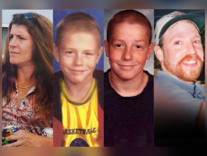 From left to right: Brenda Groene, 40, Dylan Groene, 9, Slade Groene, 13, and Mark McKenzie, 37, were murdered by Joseph E. Duncan in 2005. 