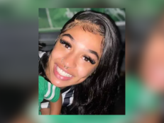 Azsia Johnson, 20, pictured here smiling, was fatally shot while pushing her baby in a stroller in Manhattan on June 29.