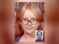 12-year-old Lesia Michell Jackson [main] was found murdered on Sep. 13, 1979. Now, over 40 years later, police have identified Gerald Dwight Casey [inset] as her killer. 