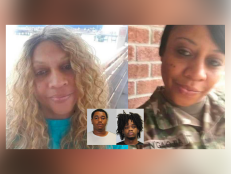 Yolanda N’Gaojia was fatally shot while visiting her son's gravesite. Suspects Demario Jabar Moore (l) and Christian Lamar Weston (r) have been arrested.
