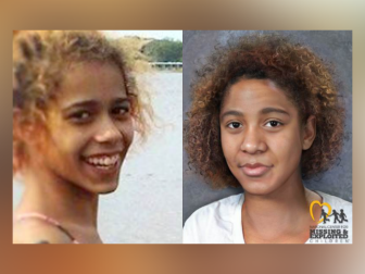 Ciara Stacho at 16 years old [left]; Ciara Stacho age-progressed to 18 years old [right]. She is a biracial female with brown hair and brown eyes. She stands 5 feet 3 inches tall and weighs 110 pounds.