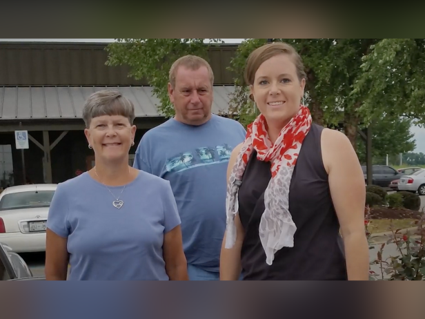 Joy Champion, 60, [left], Lindsey Champion, 62, [middle]; and Emily Champion, 31, [right].
