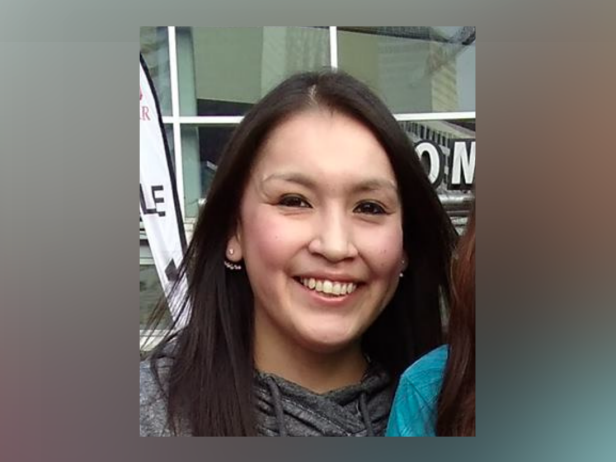 Olivia Lone Bear, 32, pictured here smiling, was reported missing on Oct. 27, 2017. Nine months later, her body was found in a submerged truck. 