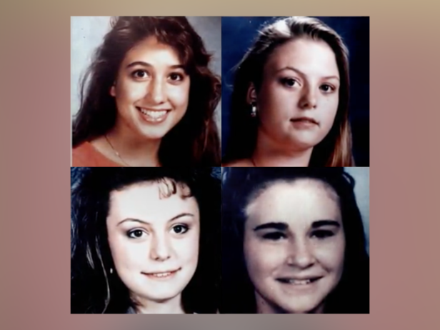 Top left to right: Eliza Thomas and Sarah Harbison. Bottom left to right: Jennifer Harbison and Amy Ayers.