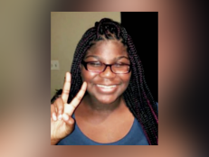 Kamaria Johnson, pictured here smiling, was reported missing in May 2021. She was reunited with her family in December 2022.