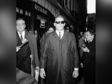 Jack Roland "Murph the Surf" Murphy leaves criminal court in New York, Dec. 14, 1964