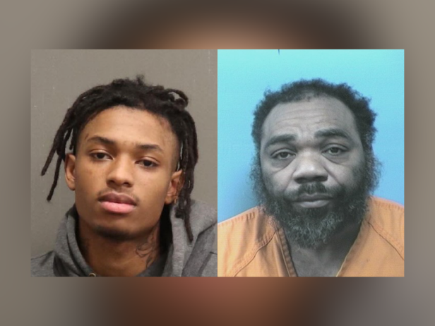 Fugitives James Marques Smith [left] and Timothy Jabbar Wyatt [right] were both captured and arrested in January 2023. 