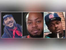 Armani Kelly [left], Dante Wicker [middle], and Montoya Givens [right], who were missing since Jan. 21, were found fatally shot.
