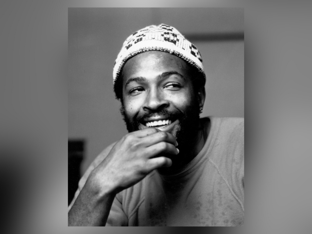 Soul singer Marvin Gaye poses for a portrait in circa 1974. 