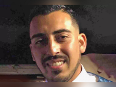Joe Melgoza, pictured here smiling, was beaten to death on his wedding day in December 2019.