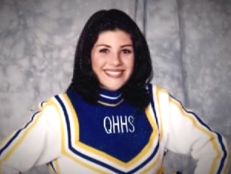 Michelle O'Keefe, pictured here smiling in her cheerleading uniform, was found shot to death in her car on Feb. 22, 2000.
