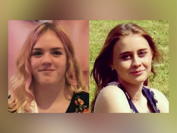 16-year-old Brittany Brewer [left] and 14-year-old Ivy Webster [right] were reported missing before their bodies were found among others at a home in Henryetta, Oklahoma.