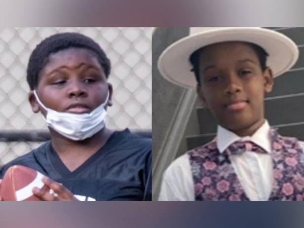 Garrett Warren, 13, [left]  and Alfa Barrie, 11, [right] were both found dead in separate Manhattan rivers in May 2023.