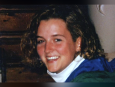 23-year-old Amy Lynn Bradley, pictured here smiling, went missing from a cruise ship in March 1998.