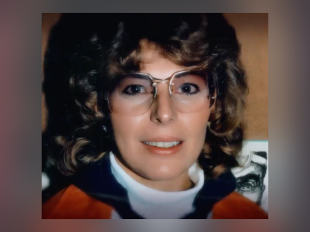 38-year-old Nancy Daugherty, pictured here smiling, was found murdered in ehr home on July 16, 1986.