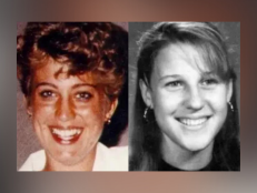 Angela Brosso [left] and Melanie Bernas [right] were both murdered in the 1990s while separately riding their bikes along the Arizona Canal in Phoenix, Arizona. 