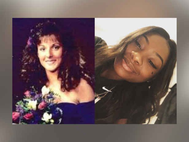 Susan Taraskiewicz [left] was found dead in the trunk of her car in Revere on Sept. 14, 1992; Quaaneiruh Goodwyn [right] was outside a convenience store in Boston’s Dorchester neighborhood in October 2022 when she was fatally shot.